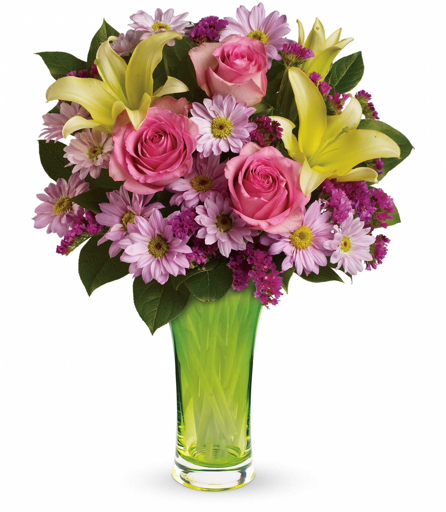 spring flowers in a vase