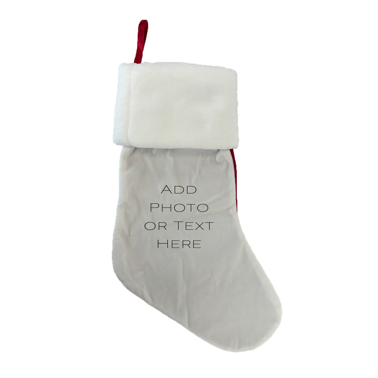 Custom Photo Christmas Stocking - Things Engraved