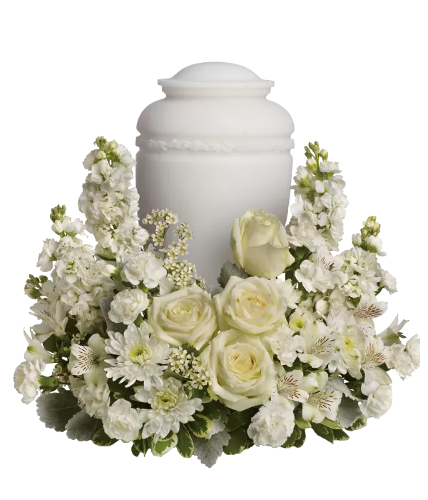 white wreath