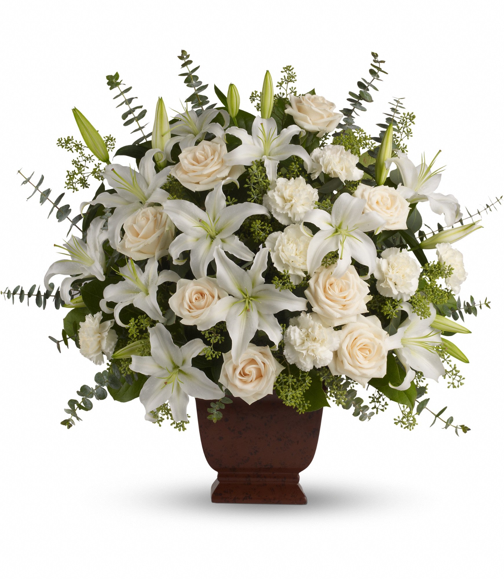 lilies basket