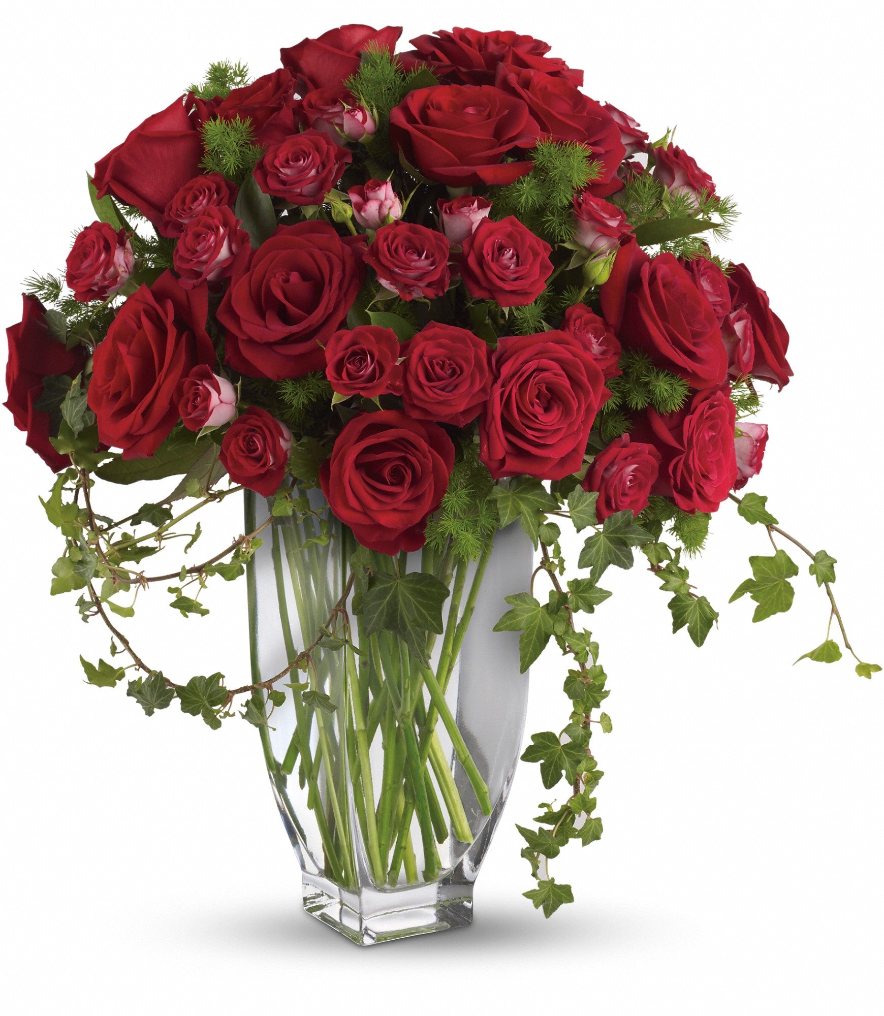 red roses bouquet