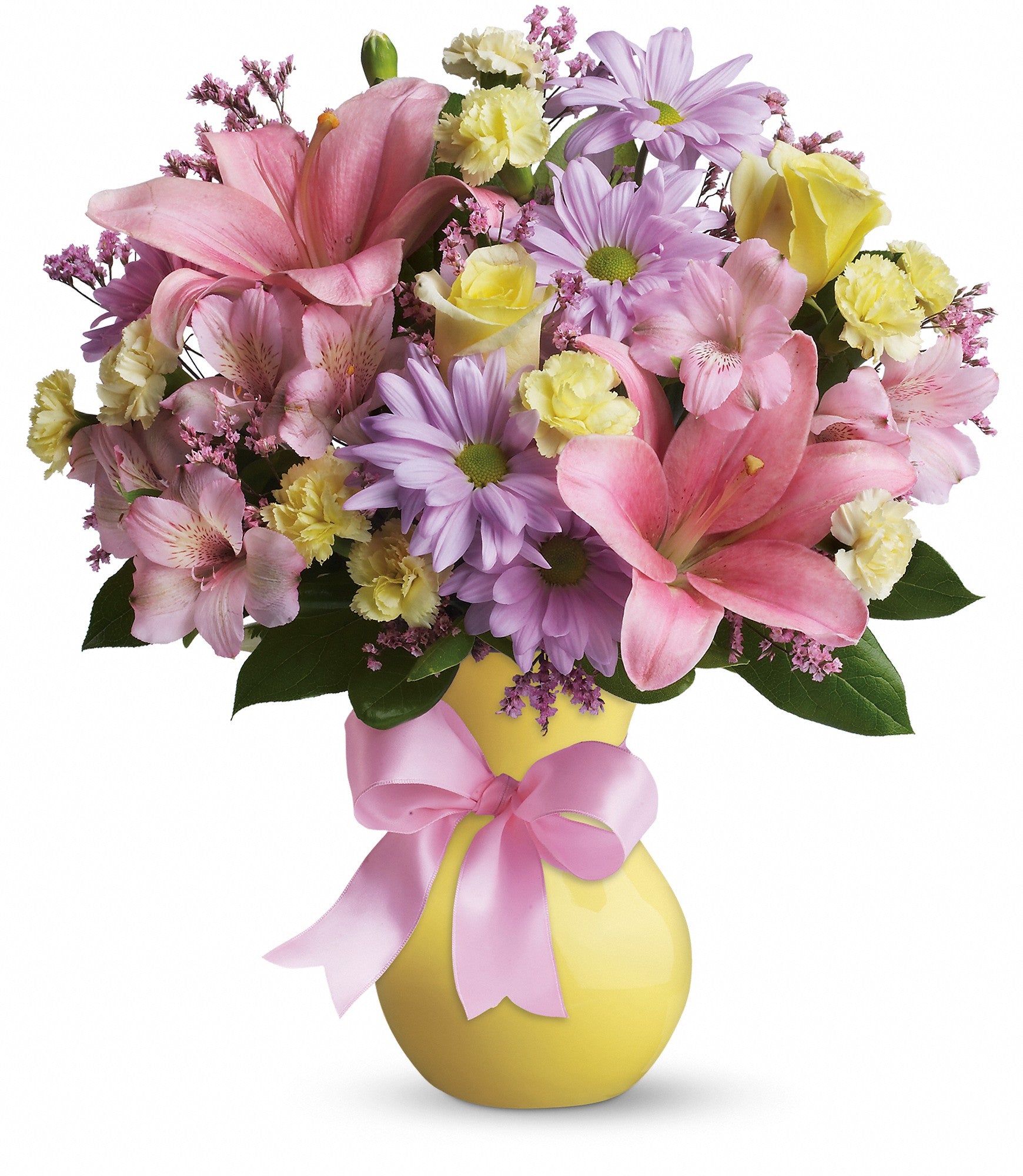 warm color flower arrangement