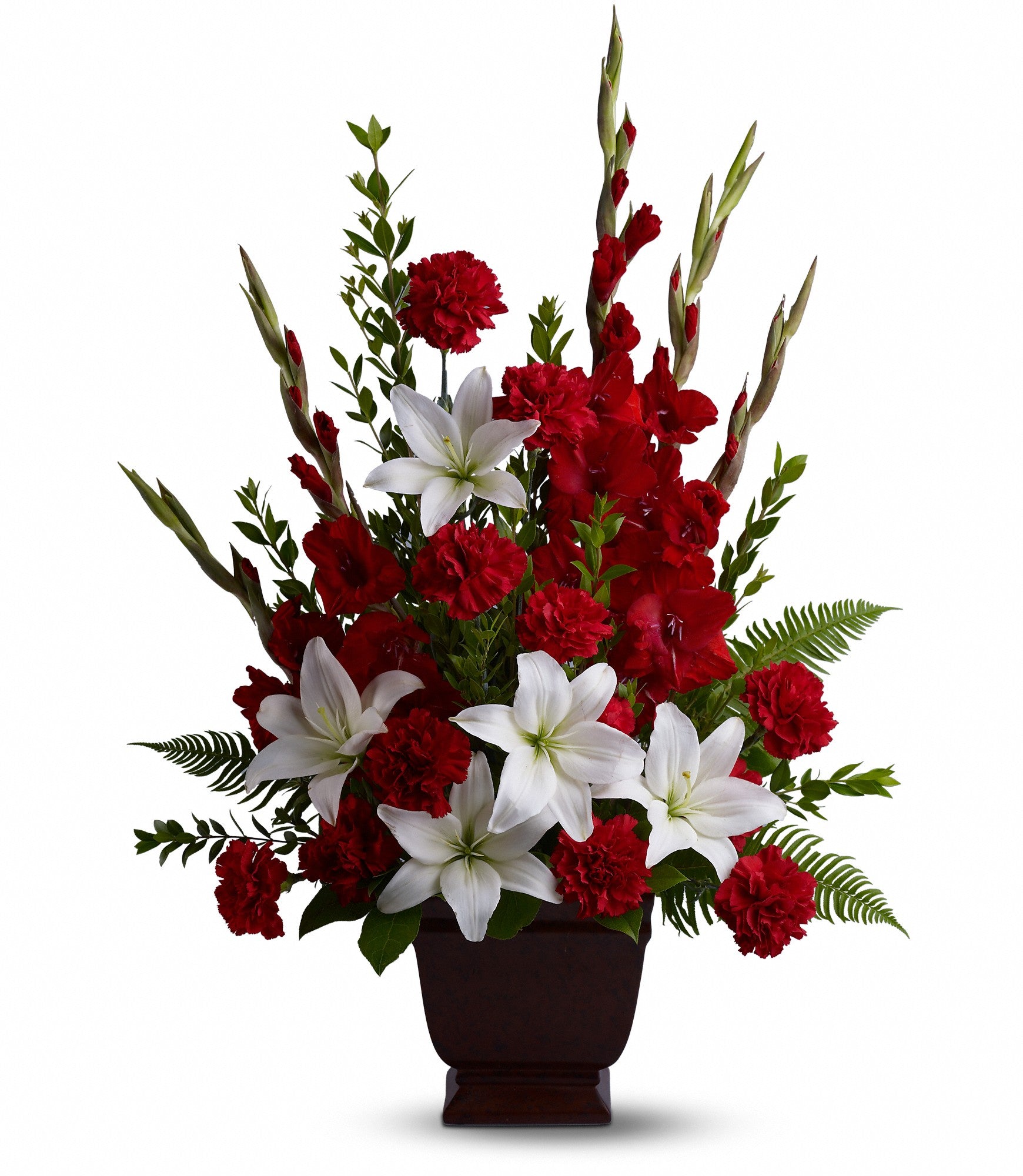 sympathy flower basket