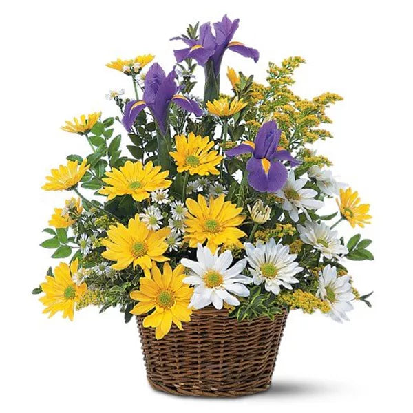 Smiling-Floral-Basket