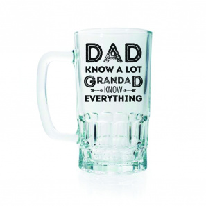 Dad Knows A Lot 20oz Beer Stein