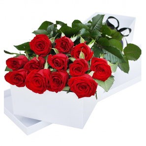 One Dozen Gift Boxed Roses - Subscription