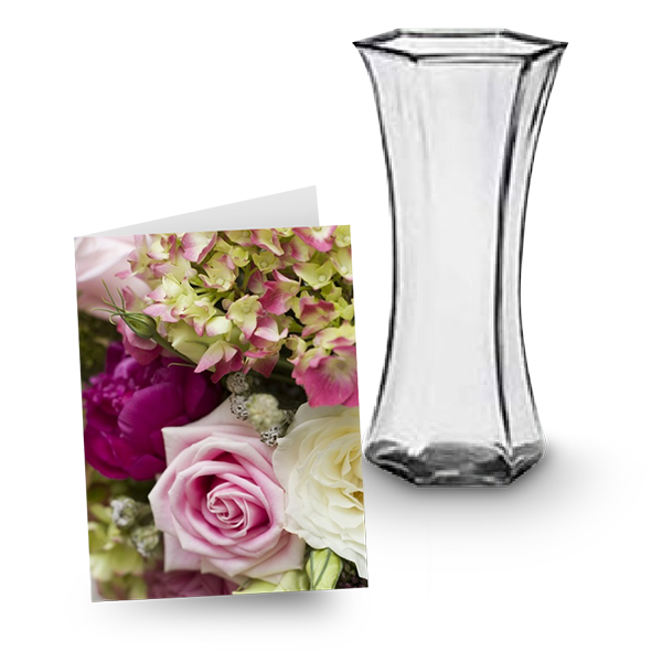 Vase and Card Combo 