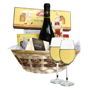 Classic White Wine Basket